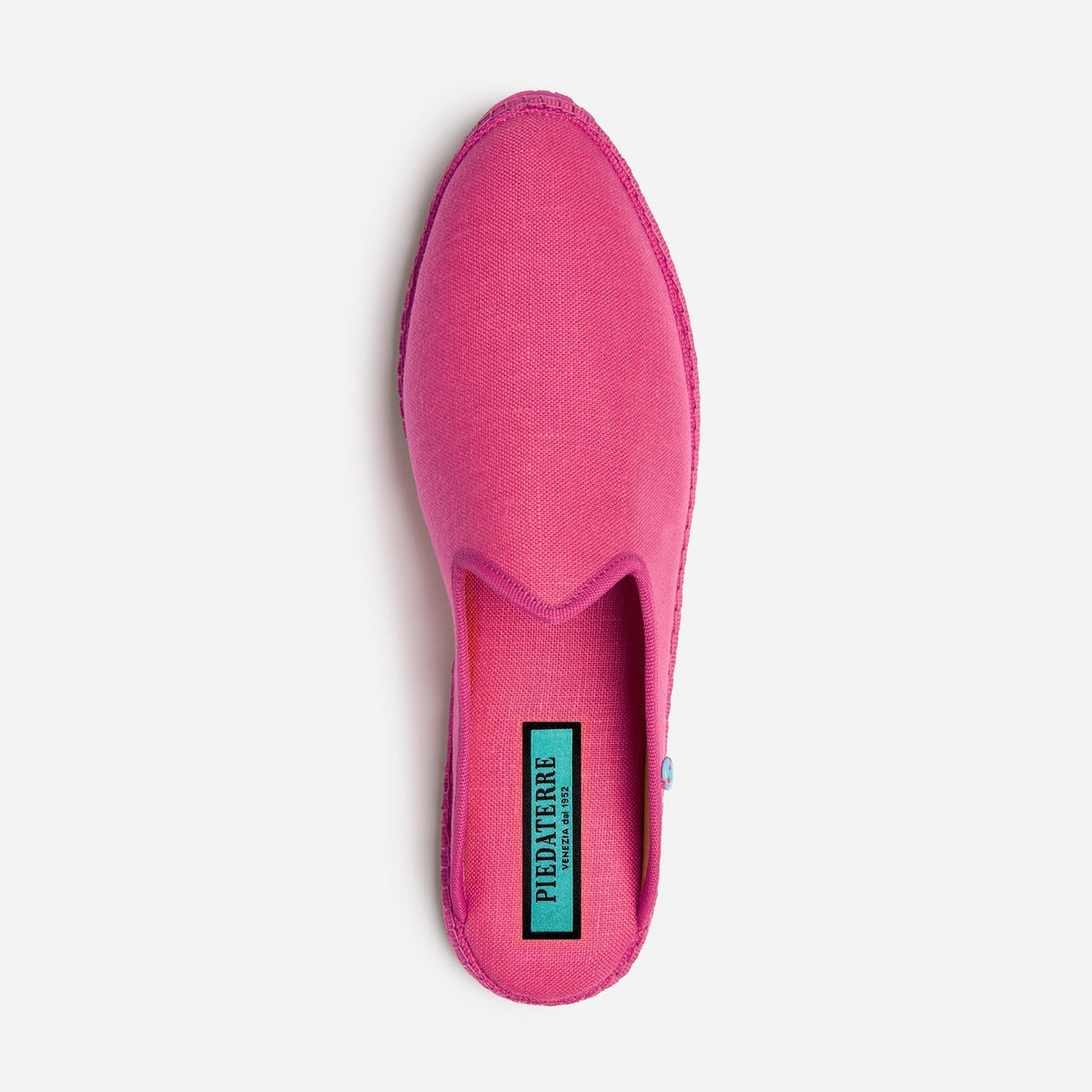 Friulane Dandy uomo in lino Fuxia, vista dall'alto