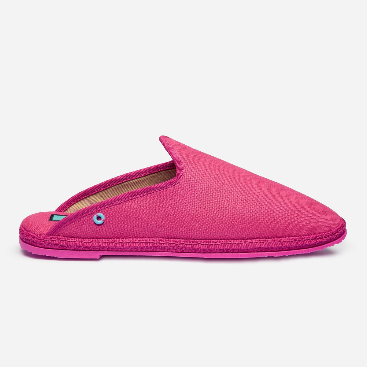 Friulane Dandy uomo in lino Fuxia, vista frontale