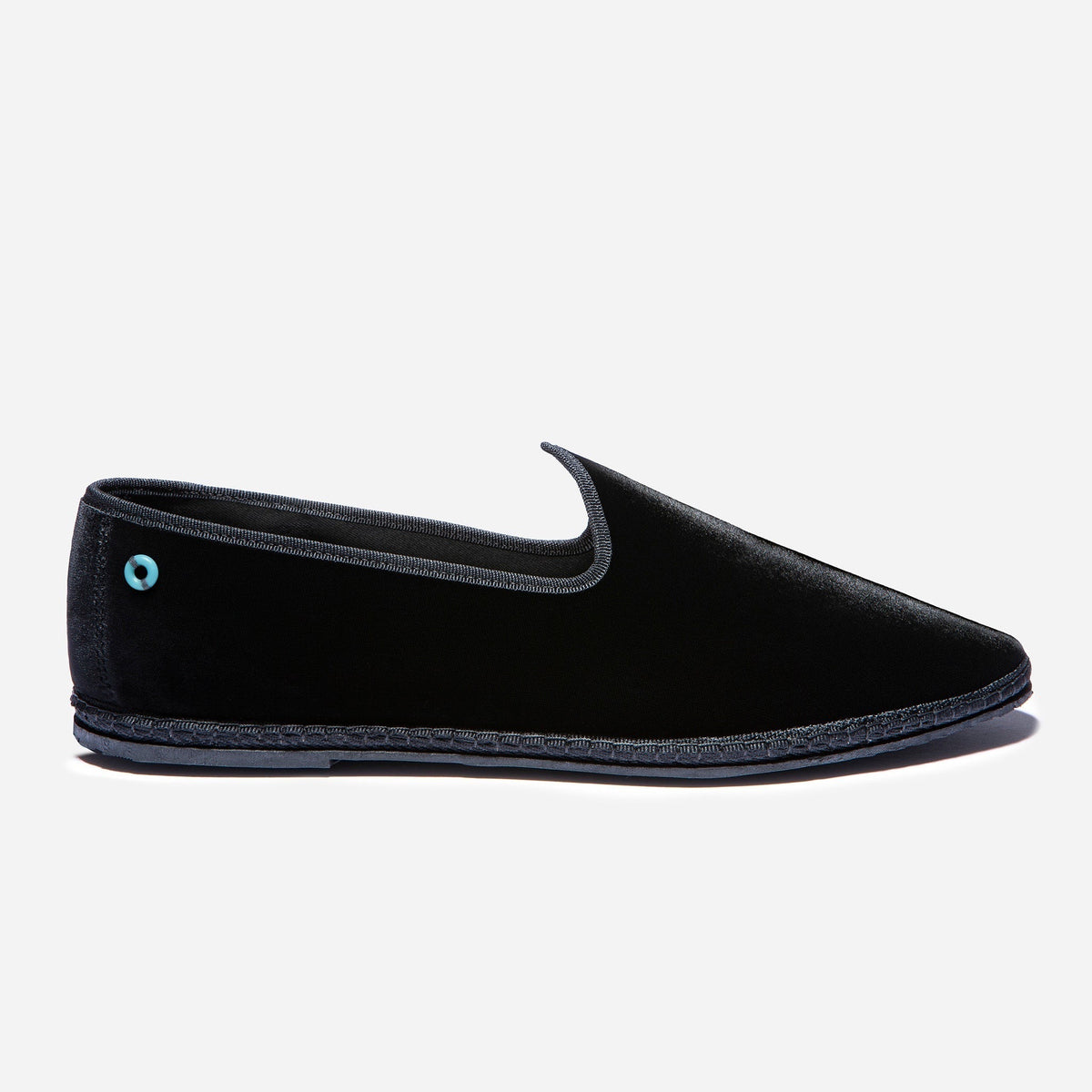 Friulane Wilde uomo in velluto tuxedo Black, vista frontale
